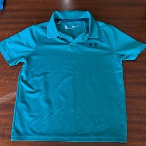 Under Armour Aqua Blue Polo Shirt